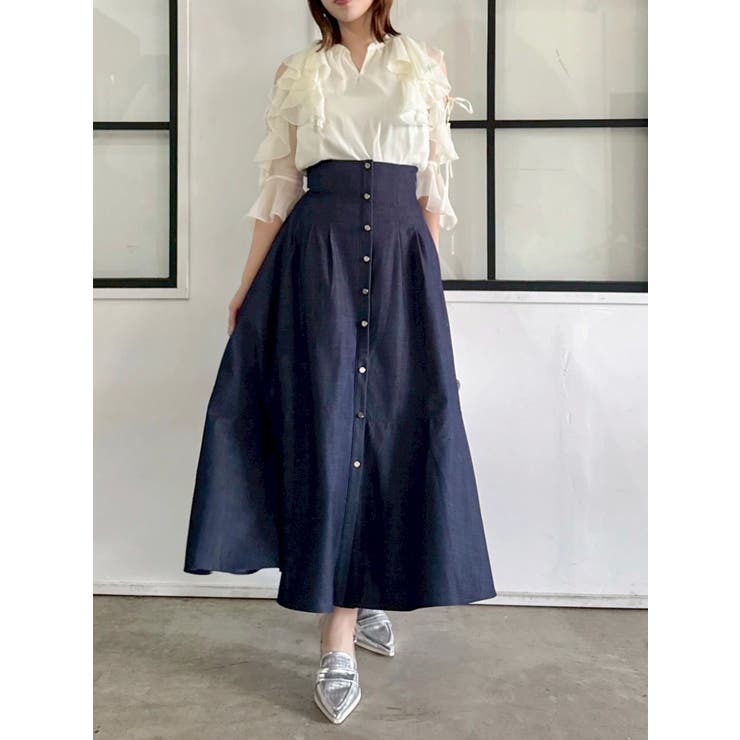 レディース 衣類 まとめ売り アウター トップス パンツ スカート ドッキングデニムスカートパンツ[品番：MKSW0055251]｜EVRIS