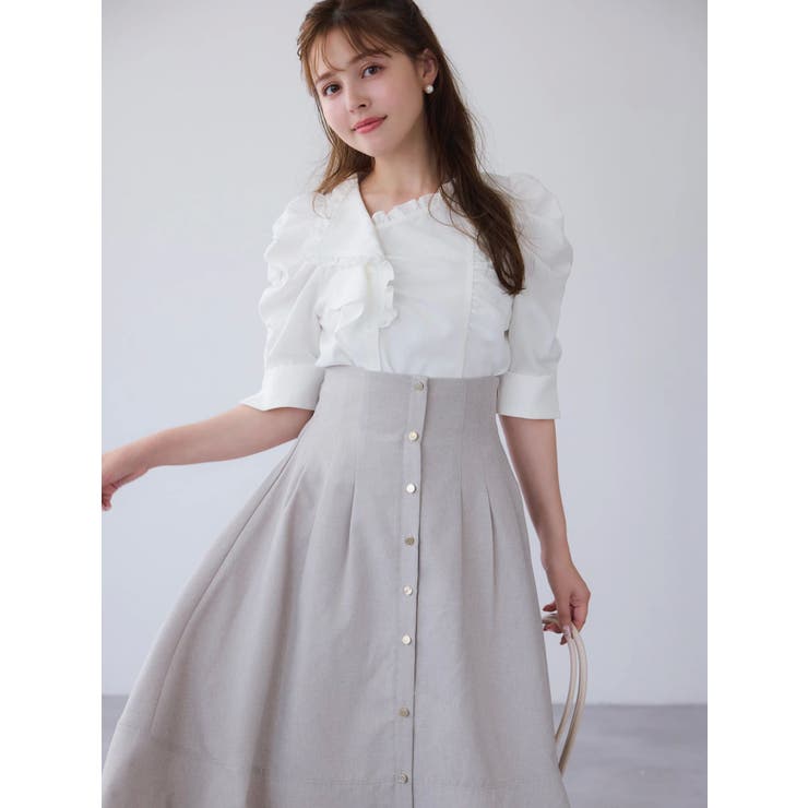 ハイウエストエアリースカート | dazzlin | 詳細画像4 