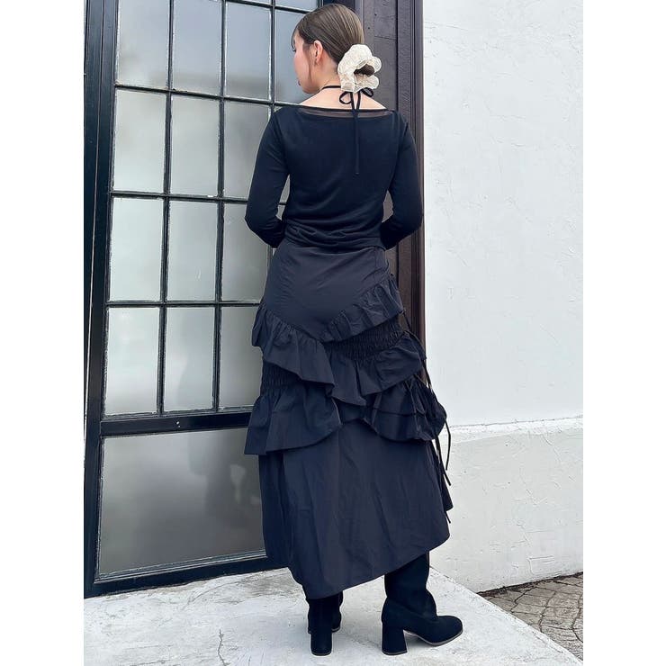 ランダムフリルギャザースカート | dazzlin | 詳細画像9 