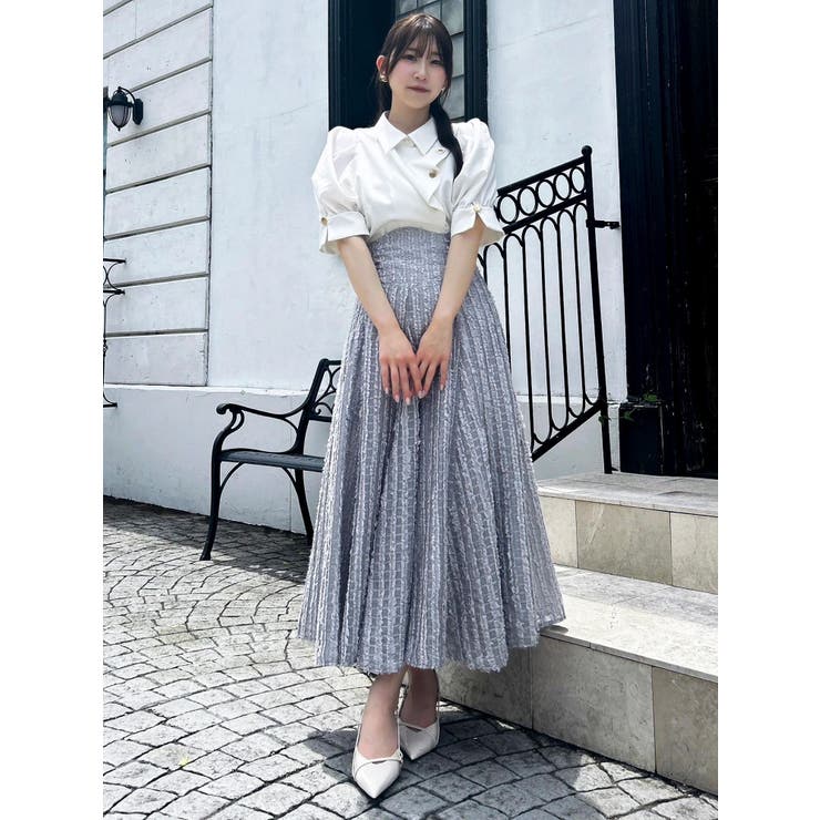 シアーボリューミーフレアスカート | dazzlin | 詳細画像21 