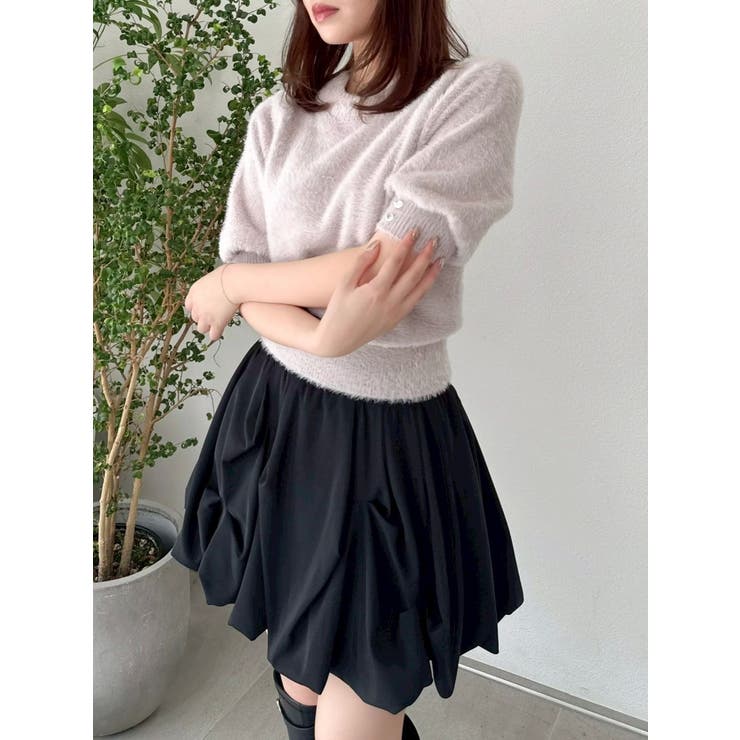 【再生産】バルーンミニスカート | dazzlin | 詳細画像17 