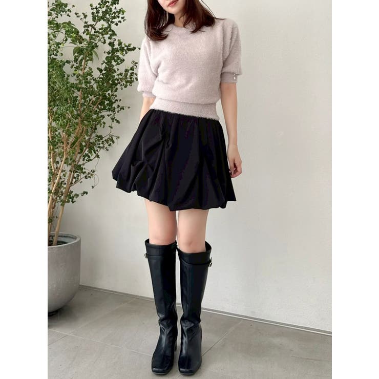 関送込◆VALENTINO◆ミニスカート バルーンミニスカート[品番：MKSW0065552]｜dazzlin（ダズリン
