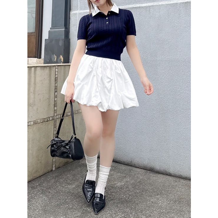 【再生産】バルーンミニスカート | dazzlin | 詳細画像22 