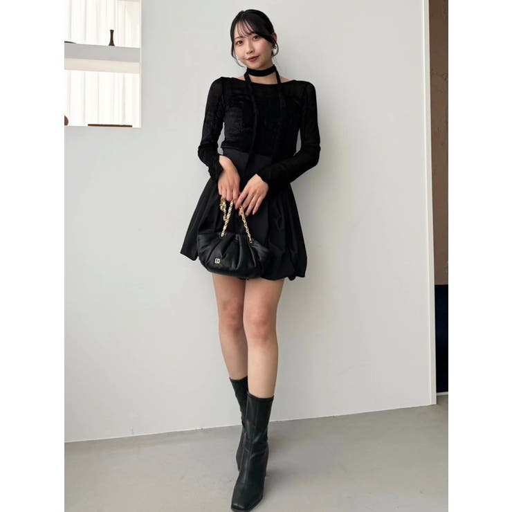 【再生産】バルーンミニスカート | dazzlin | 詳細画像27 