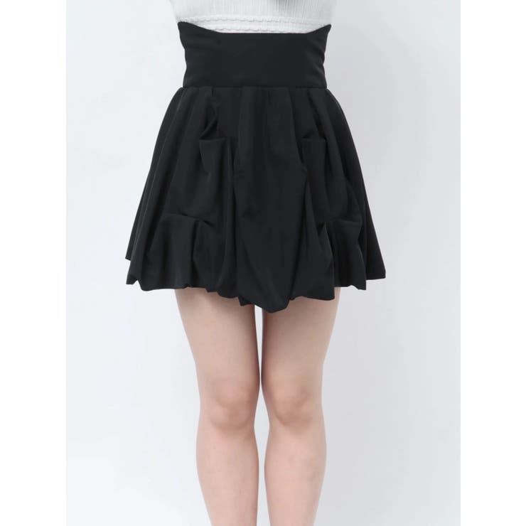 再生産】バルーンミニスカート[品番：MKSW0065552]｜dazzlin