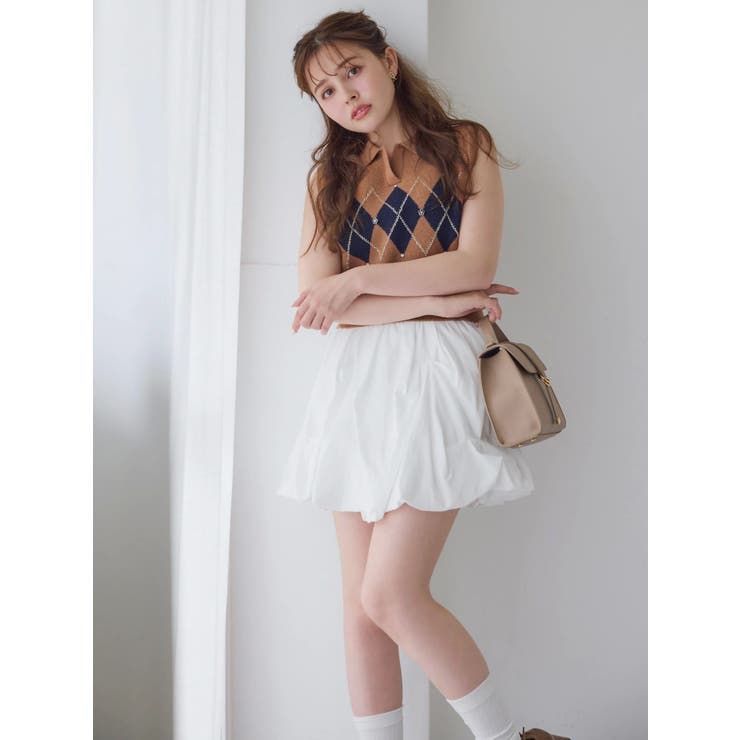 【再生産】バルーンミニスカート | dazzlin | 詳細画像7 