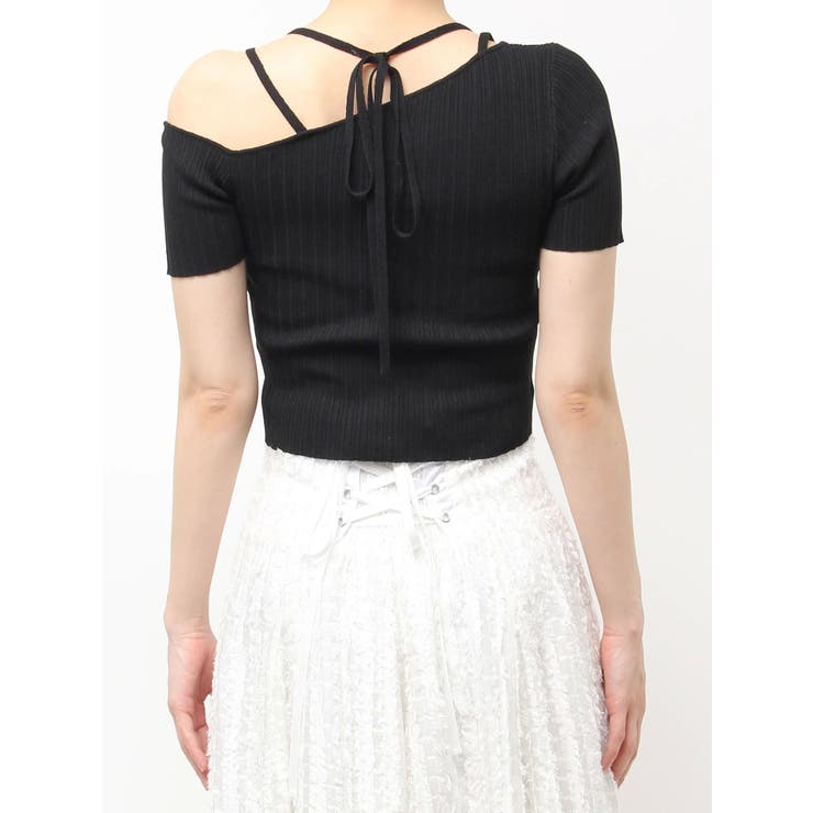 ワンショルレイヤードリブニット | dazzlin | 詳細画像29 