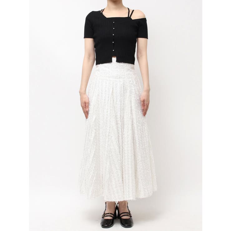 ワンショルレイヤードリブニット | dazzlin | 詳細画像34 