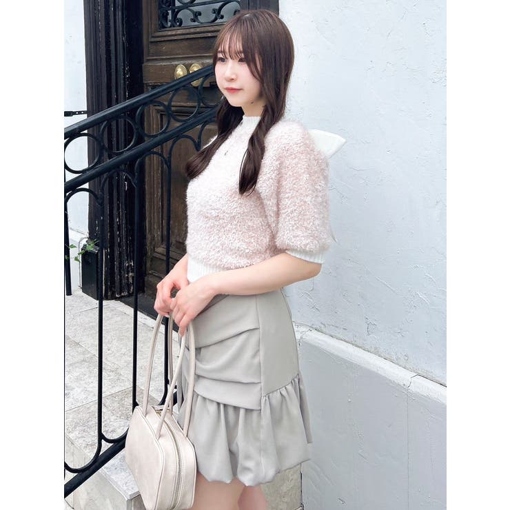 2WAYバックリボンヘアリーニット | dazzlin | 詳細画像2 