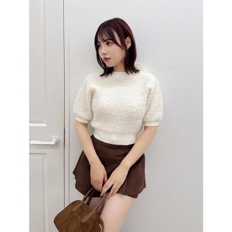 2WAYバックリボンヘアリーニット | dazzlin | 詳細画像24 