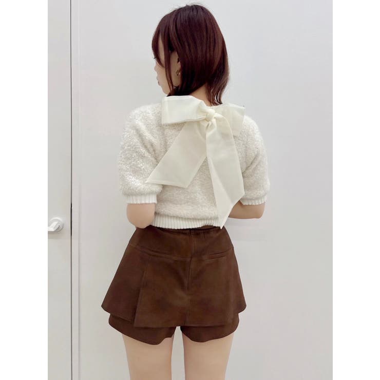 2WAYバックリボンヘアリーニット | dazzlin | 詳細画像28 