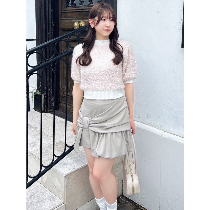 2WAYバックリボンヘアリーニット | dazzlin | 詳細画像3 