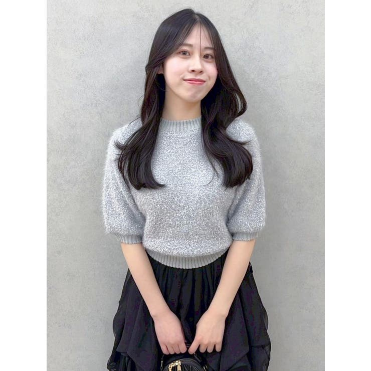 2WAYバックリボンヘアリーニット | dazzlin | 詳細画像31 