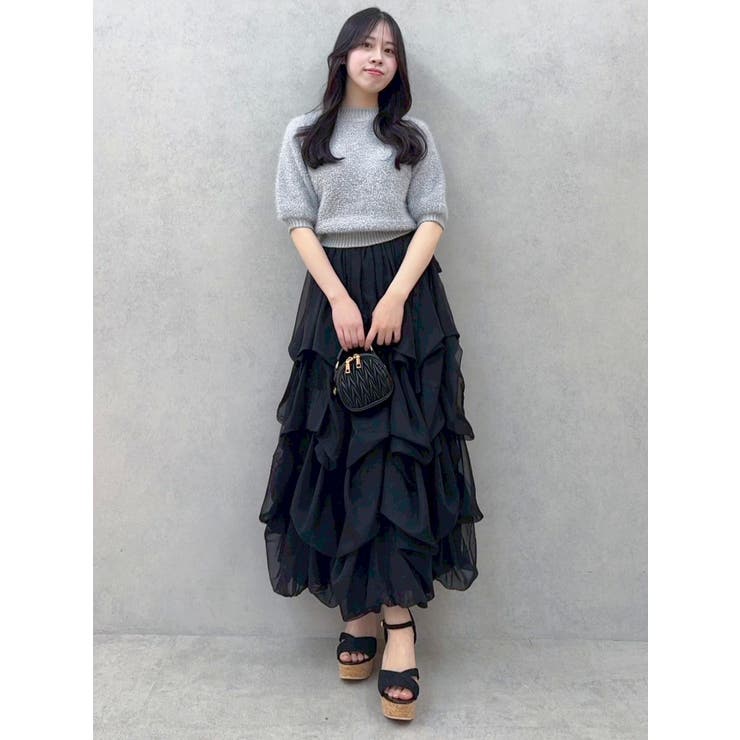 2WAYバックリボンヘアリーニット | dazzlin | 詳細画像34 