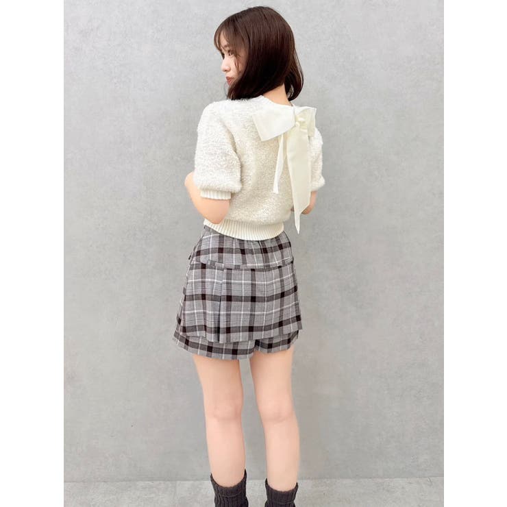 2WAYバックリボンヘアリーニット | dazzlin | 詳細画像37 