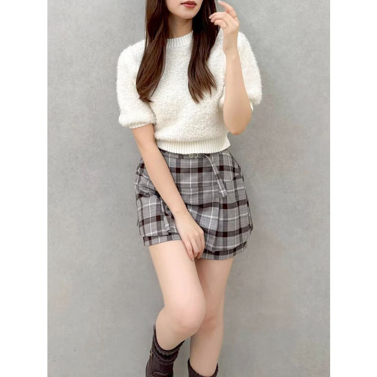 2WAYバックリボンヘアリーニット | dazzlin | 詳細画像39 