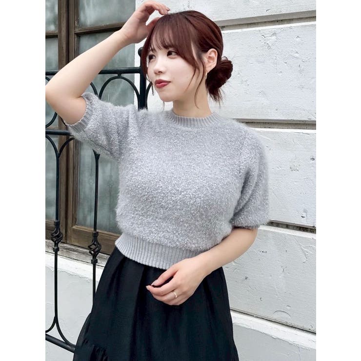 2WAYバックリボンヘアリーニット | dazzlin | 詳細画像44 