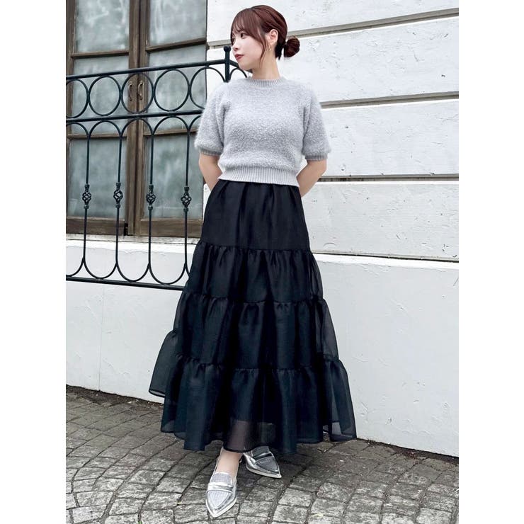 2WAYバックリボンヘアリーニット | dazzlin | 詳細画像46 