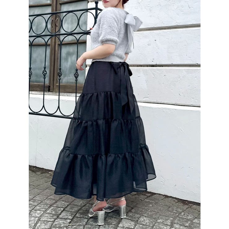 2WAYバックリボンヘアリーニット | dazzlin | 詳細画像47 