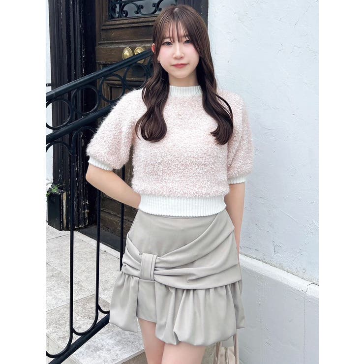 2WAYバックリボンヘアリーニット | dazzlin | 詳細画像49 