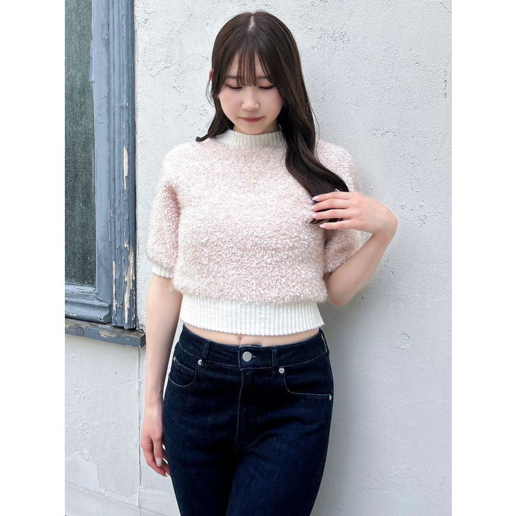 2WAYバックリボンヘアリーニット | dazzlin | 詳細画像5 