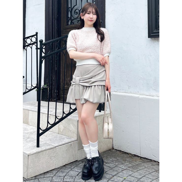 2WAYバックリボンヘアリーニット | dazzlin | 詳細画像50 