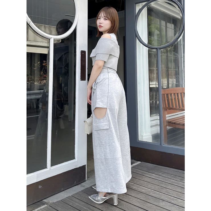 ビッグカラーレイヤードリブニット | dazzlin | 詳細画像14 