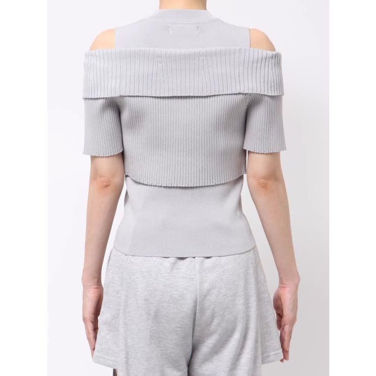 ビッグカラーレイヤードリブニット | dazzlin | 詳細画像26 