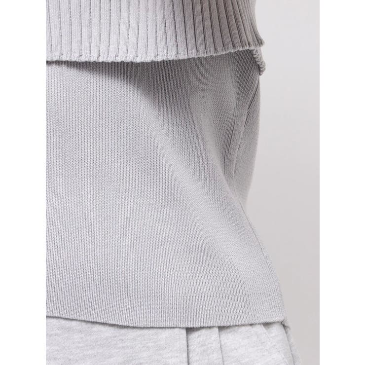 ビッグカラーレイヤードリブニット | dazzlin | 詳細画像29 