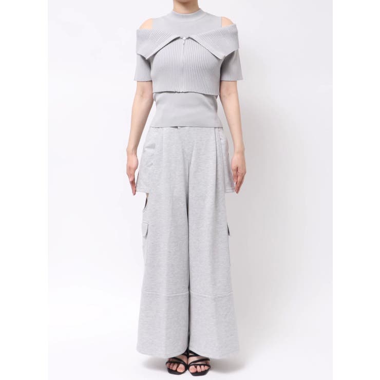 ビッグカラーレイヤードリブニット | dazzlin | 詳細画像33 