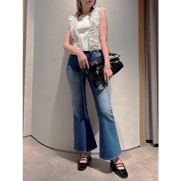 フリルギャザードッキングカットソー | dazzlin | 詳細画像17 