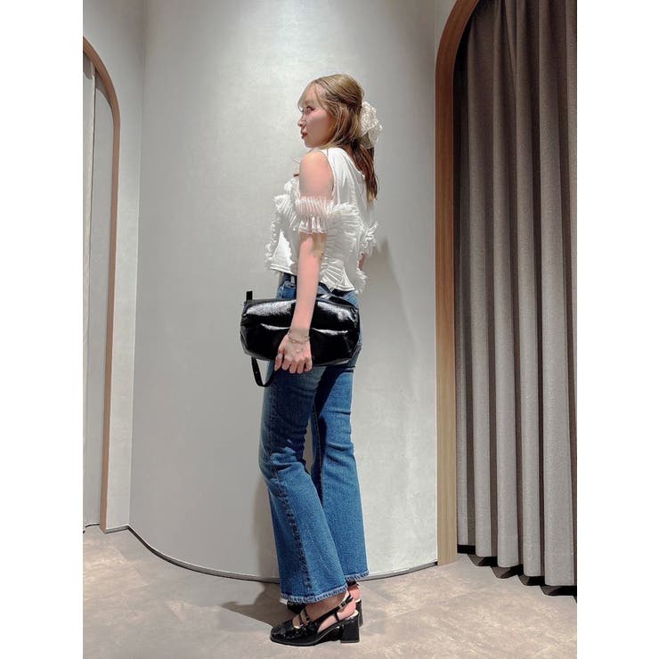 フリルギャザードッキングカットソー | dazzlin | 詳細画像18 