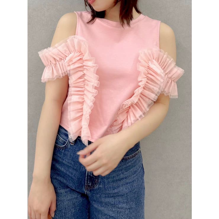 フリルギャザードッキングカットソー | dazzlin | 詳細画像23 