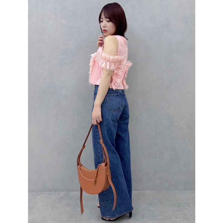 フリルギャザードッキングカットソー | dazzlin | 詳細画像27 