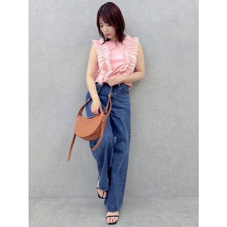 フリルギャザードッキングカットソー | dazzlin | 詳細画像32 