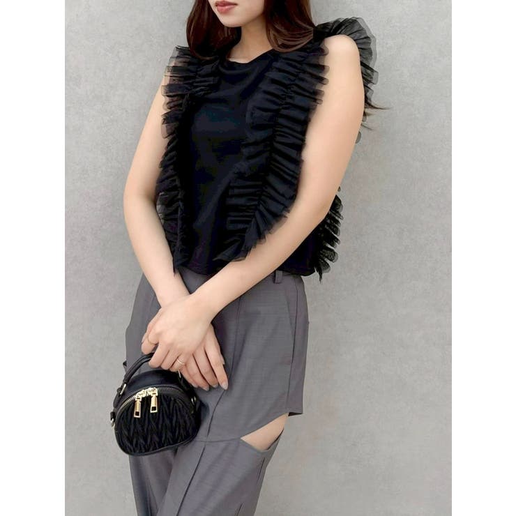 フリルギャザードッキングカットソー | dazzlin | 詳細画像9 