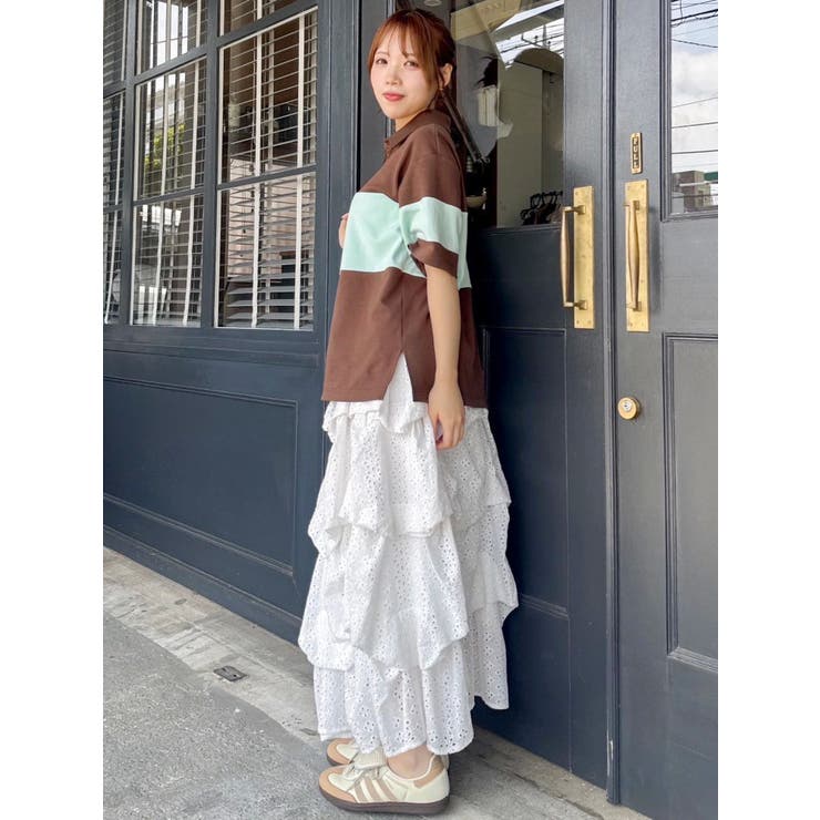 ラガーオーバーシャツ | dazzlin | 詳細画像18 