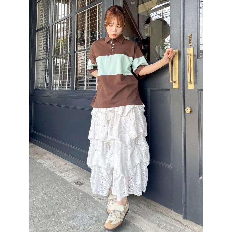 ラガーオーバーシャツ | dazzlin | 詳細画像19 