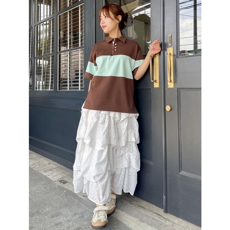 ラガーオーバーシャツ | dazzlin | 詳細画像20 