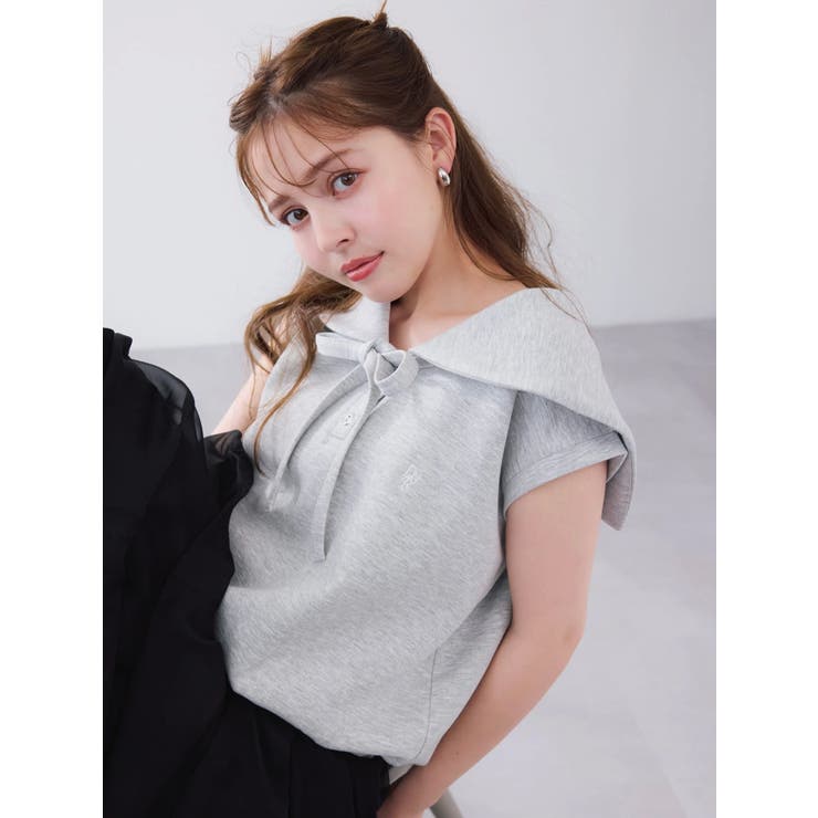 【WEB限定追加】セーラーカラースウェット | dazzlin | 詳細画像2 