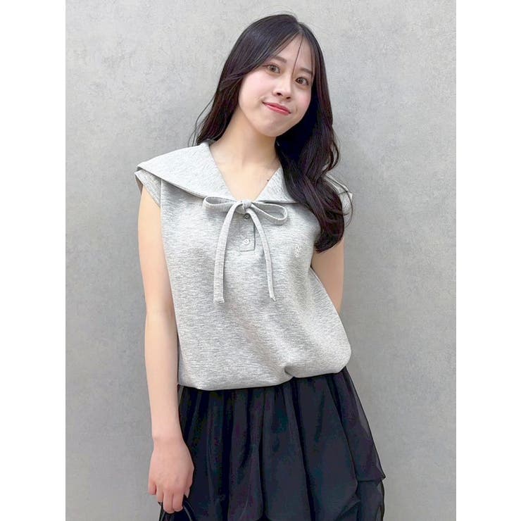 【WEB限定追加】セーラーカラースウェット | dazzlin | 詳細画像21 