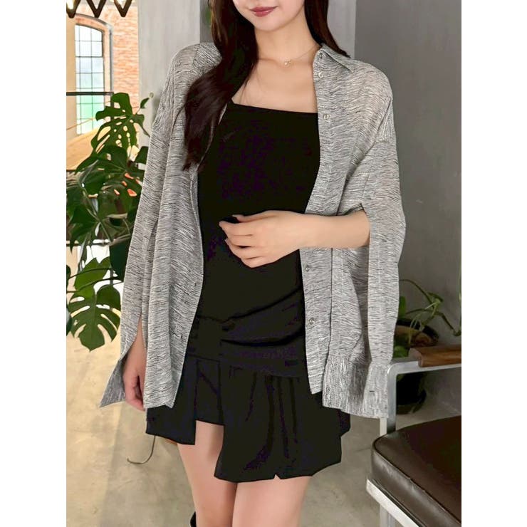 ブラック | カップ付インナーキャミソール | dazzlin