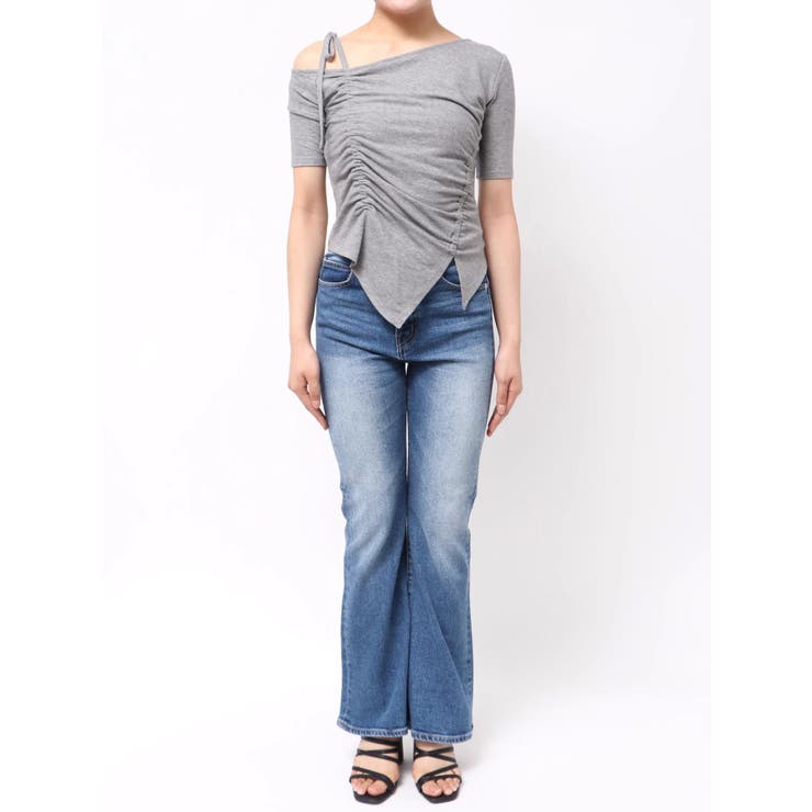 ワンショルギャザーカットトップス | dazzlin | 詳細画像37 