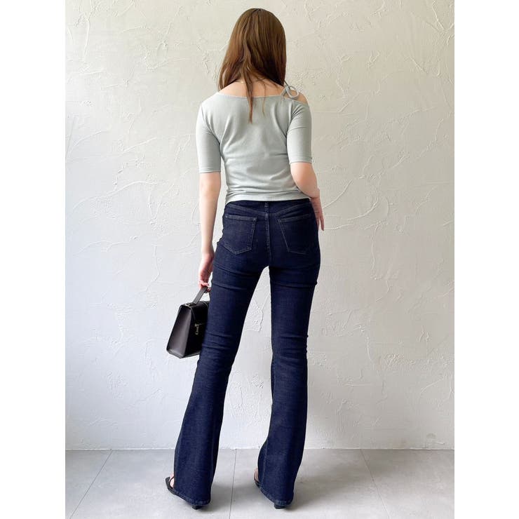 ワンショルギャザーカットトップス | dazzlin | 詳細画像7 