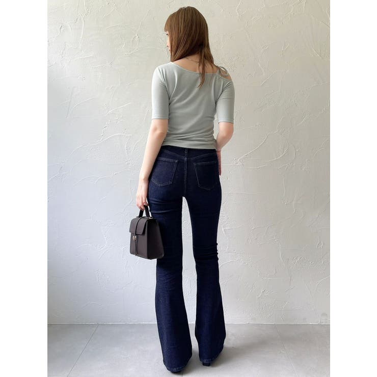 ワンショルギャザーカットトップス | dazzlin | 詳細画像9 