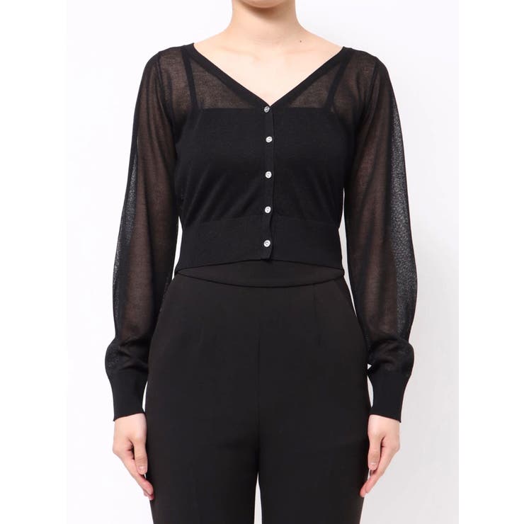 ラメシアーシンプルニットカーディガン | dazzlin | 詳細画像14 