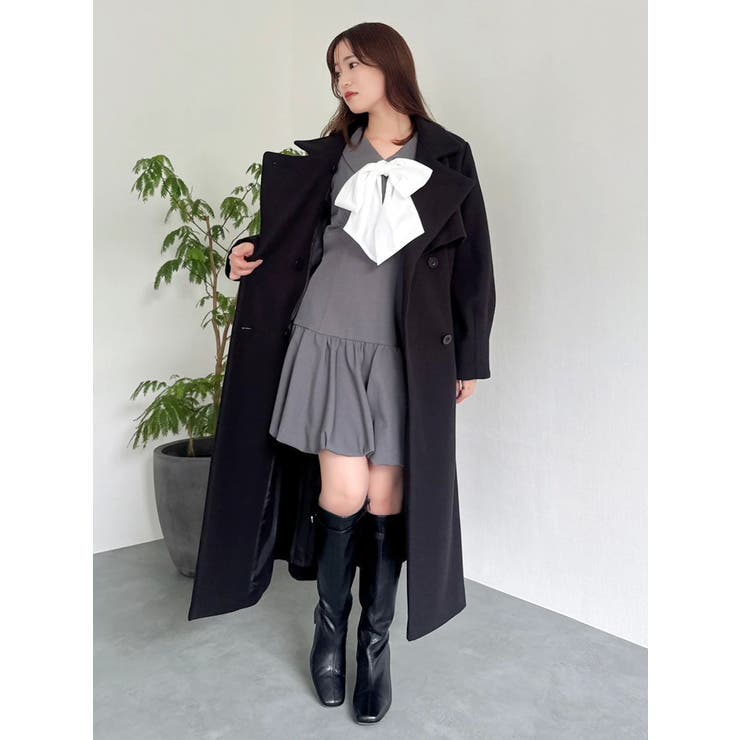 2WAYカラーレディウールコート | dazzlin | 詳細画像12 