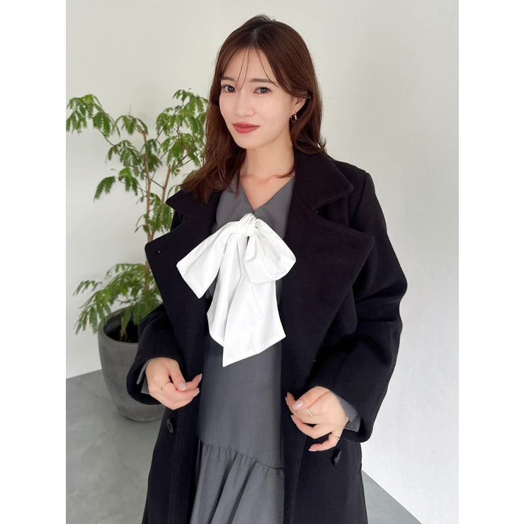 2WAYカラーレディウールコート | dazzlin | 詳細画像14 