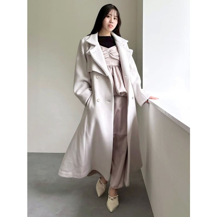 2WAYカラーレディウールコート | dazzlin | 詳細画像16 