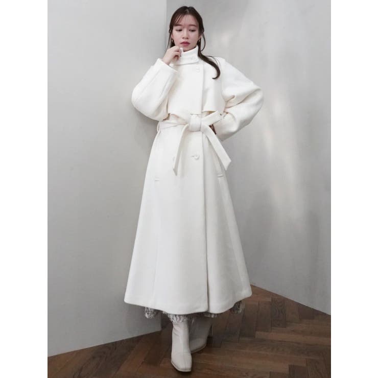 2WAYカラーレディウールコート | dazzlin | 詳細画像17 